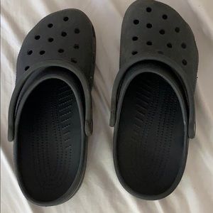 Black crocks.